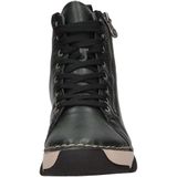 Rieker - 45920 - Veterlaarzen - Groen - Fluwelen Velours Voering