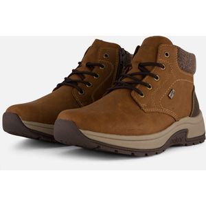 Rieker - Veterboots - Bruin - Leer - Water- en Vuilafstotend