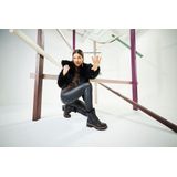 Veterlaarsjes - Effen - Imitatieleer - Ritszakken en Snoersluiting