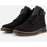 Rieker Veterboots zwart Synthetisch