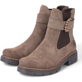 Rieker Enkellaarsjes bruin Synthetisch - Dames