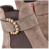 Rieker Enkellaarsjes bruin Synthetisch - Dames