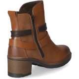 Rieker - Laarzen - Cognac - Decoratieve Banden - Ritssluiting - Blokhak