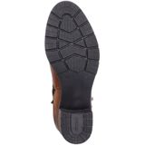 Rieker - Laarzen - Cognac - Decoratieve Banden - Ritssluiting - Blokhak