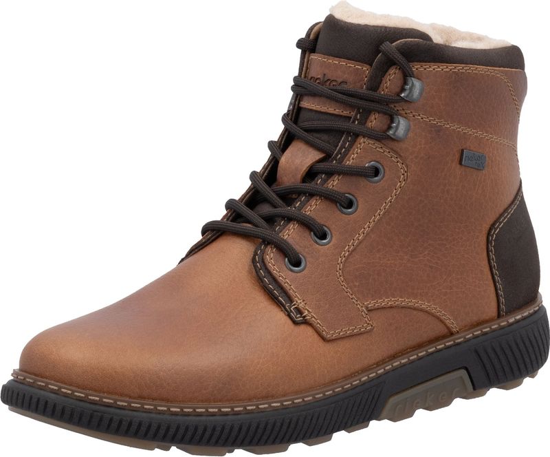 Rieker - B3333 - Enkellaarzen - Cognac - Leer