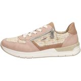 Sneakers - Color-Blocking - Imitatieleer - Platte Hak