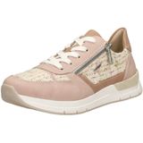 Sneakers - Color-Blocking - Imitatieleer - Platte Hak