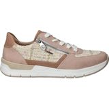 Sneakers - Color-Blocking - Imitatieleer - Platte Hak