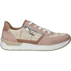 Sneakers - Color-Blocking - Imitatieleer - Platte Hak