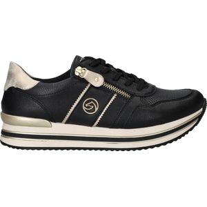 Remonte - D1327 03 - Sneakers - Zwart - Leder - G-wijdte