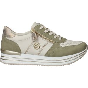 Remonte - D1327 Sneakers - Salbei/Offwhite/Muschel - Kunstleer