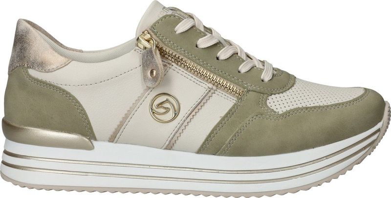 Remonte - D1327 Sneakers - Salbei/Offwhite/Muschel - Kunstleer
