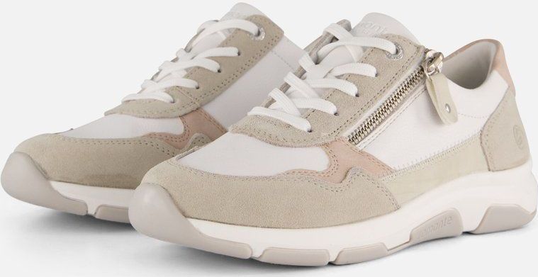 Remonte Sneakers - Beige - Synthetisch - Dames - Uitneembaar Voetbed
