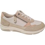 Remonte Sneakers - Beige - Synthetisch - Dames - Uitneembaar Voetbed