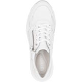 Remonte - Lage Leren Sneakers - Wit - Leer - Uitneembaar Voetbed