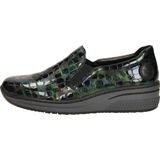 Rieker - Instappers - Groen - Synthetisch - Elastiek Sluiting