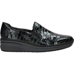 Rieker - Instappers - Groen - Synthetisch - Elastiek Sluiting