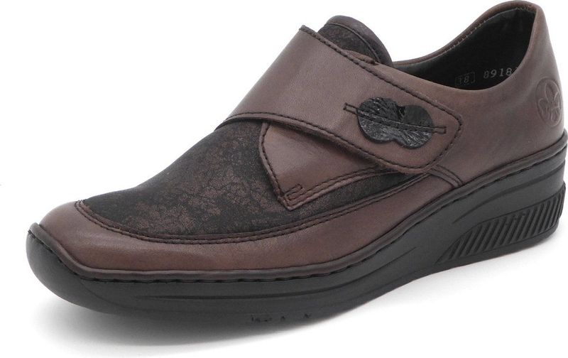 Rieker - Instappers - Bruin - Leer