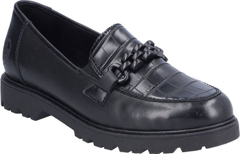 Instappers - Effen - Leer - Ronde Neus - Anti-slip Zool