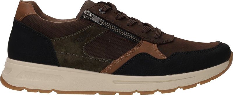 Rieker Sneakers Laag Veterschoenen Laag - donkerbruin