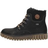 Rieker - Tex Veterboots - Zwart - Synthetisch - Waterafstotend