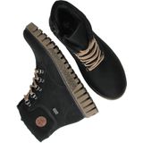Rieker - Tex Veterboots - Zwart - Synthetisch - Waterafstotend