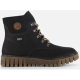 Rieker - Tex Veterboots - Zwart - Synthetisch - Waterafstotend