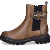 Remonte - Chelsea Boots - Notenbruin - Blokhak - Ritssluiting