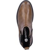 Remonte - Chelsea Boots - Notenbruin - Blokhak - Ritssluiting