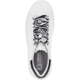 Rieker - Adelia - Vetersneaker - Wit - Leer - Chunky Zool