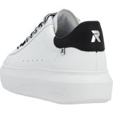 Rieker - Adelia - Vetersneaker - Wit - Leer - Chunky Zool