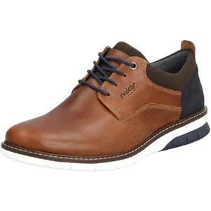 Rieker - Veterschoenen Laag - Cognac - Leer
