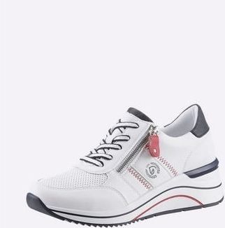 Remonte - D0T04 - Veterschoenen - Wit - Synthetisch