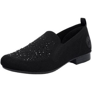Rieker 51989 ballerina's voor dames, zwart., 39 EU