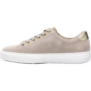 Rieker, Rieker veterschoen Beige, Dames, Maat:39 EU