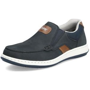 Rieker Slipper, Mokassin, Loafer, Komfortschuh mit Gummizug für guten Sitz