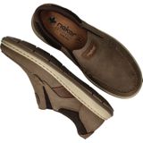 Rieker 17368 Instappers voor heren, bruin, 46 EU Breed