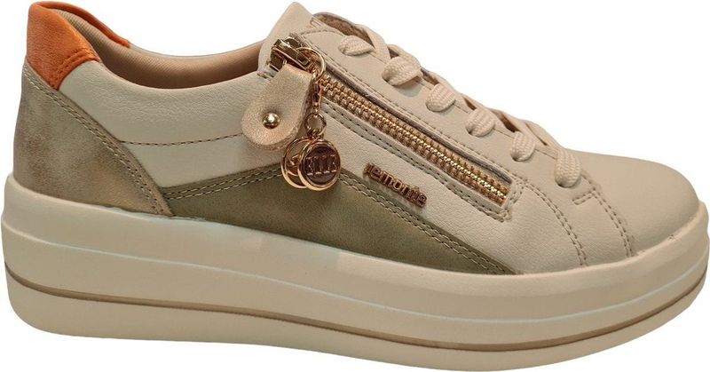 Remonte - Dames Sneaker - Multi - Uitneembare Zool - Rits- en Veter Sluiting