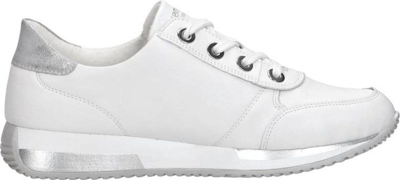 Remonte - Sneakers - Vrijetijdsschoen - Wit/Ice - Sleehak
