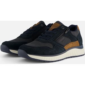 Rieker - Heren Sneaker - Zwart - Leer/Imitatieleer