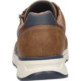 Rieker - Sneakers - Bruin - Leer - Synthetische Voering - Rubber Zool