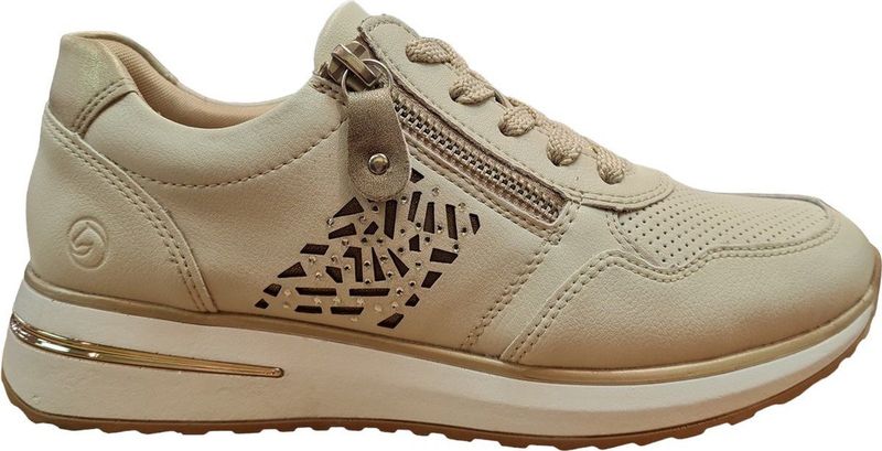 Remonte - D1G00 - Veterschoenen - Offwhite/Perle/Muschel