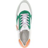 Remonte - D0H01-83 Sneakers - Groen - Suède - Binnenvoering Leer - Zool Rubber
