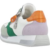 Remonte - D0H01-83 Sneakers - Groen - Suède - Binnenvoering Leer - Zool Rubber