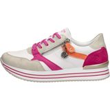 Merk - Model - Sneakers - Color-Blocking - Leer - Plateau