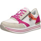 Merk - Model - Sneakers - Color-Blocking - Leer - Plateau