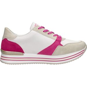 Merk - Model - Sneakers - Color-Blocking - Leer - Plateau