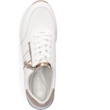 Sneakers - Laag - Zwart - Leer - Vetering met 5 Haten - Ronde Neus