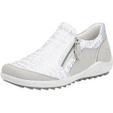 Remonte Dames R1428 Sneakers, Vapor/wit/zilver/80, 42 EU, Vapor wit zilver 80, 42 EU
