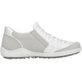 Merk - Slip-on - Zwart - Imitatieleer, Suède - Logoprint